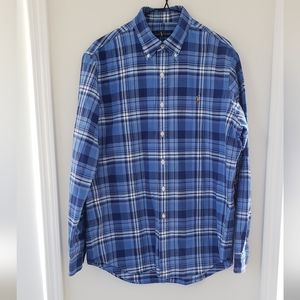 Polo by Ralph Lauren button-down plaid shirt. Men's L.